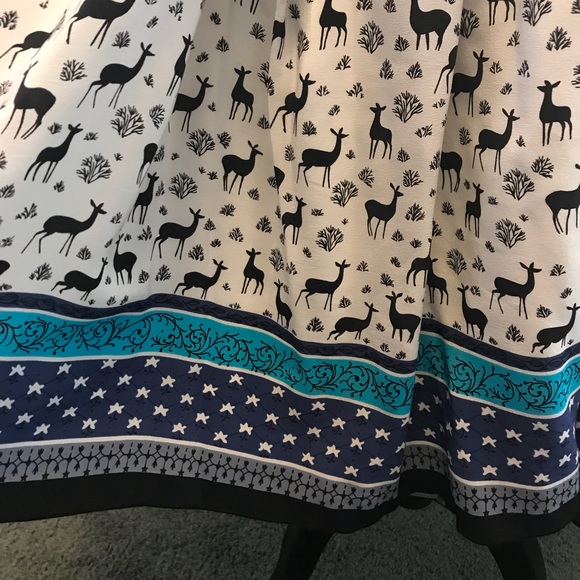 *RARE* Anna Sui for Anthropologie Deer-Print Dress - Picture 2 of 8